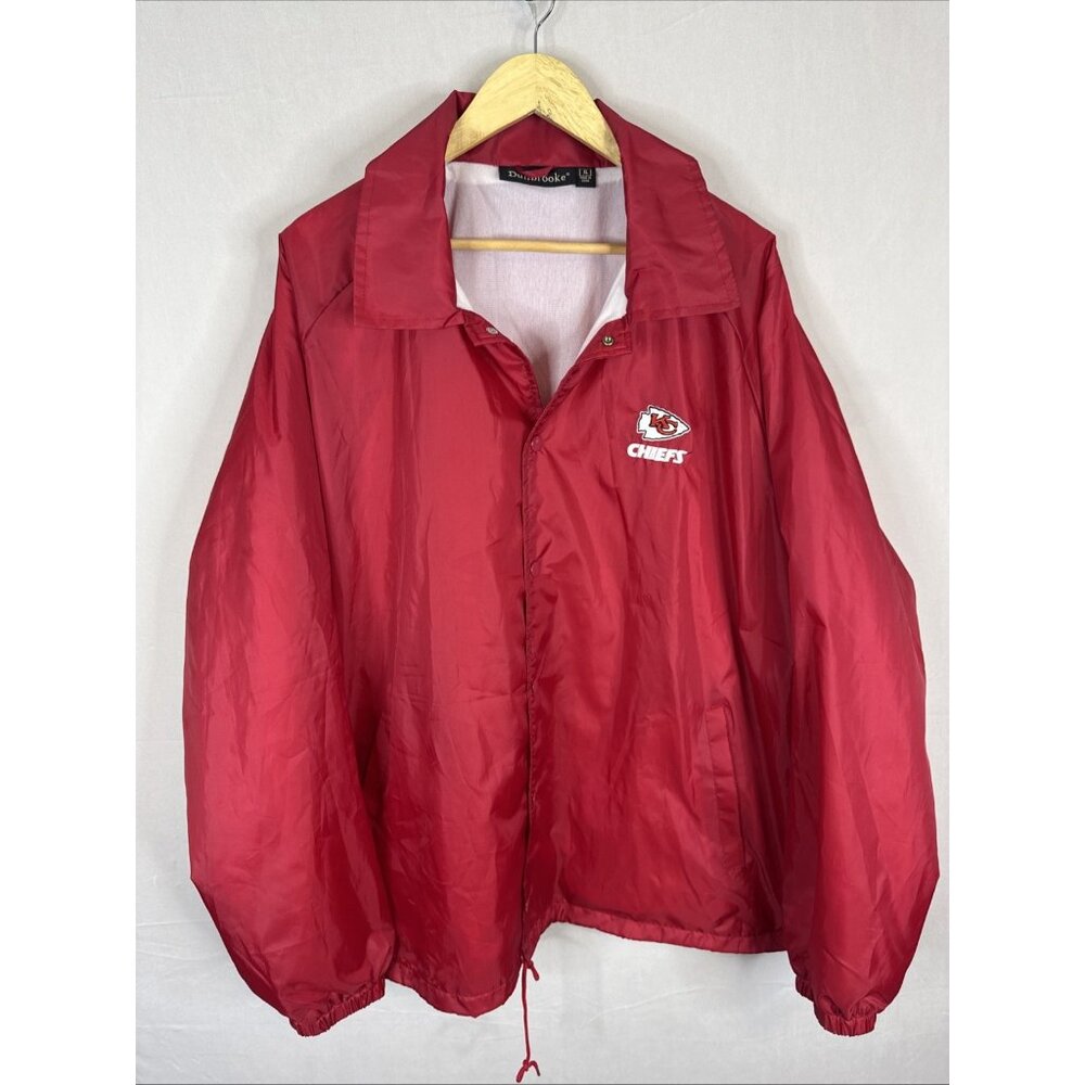 Kansas City Chiefs Dunbrooke Coaches Windbreaker Jacket Red NFL XL